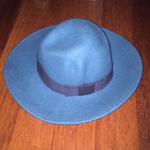 Filippo Catarzi teal wool felt fedora